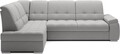 Coltar extensibil stanga 3 locuri ELTAP, LT-04SO, Sado, 272x192x95 cm, lemn/poliester, gri deschis