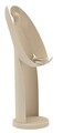 Suport lumanare Dune Angel, Mauro Ferretti, 13x11.5x37.5 cm, fier, crem