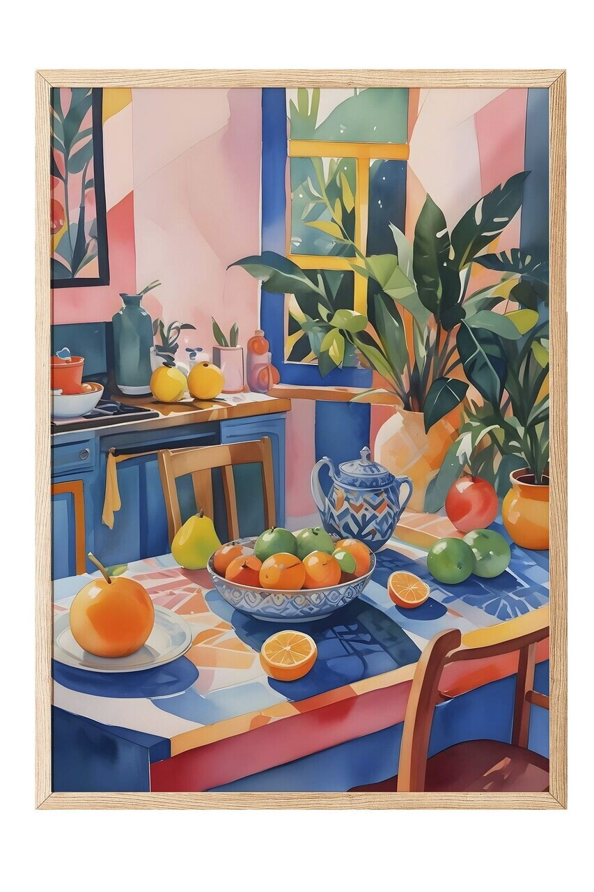 Tablou decorativ, 108962, Lemn masiv, Sticla PVC, Multicolor - view 2