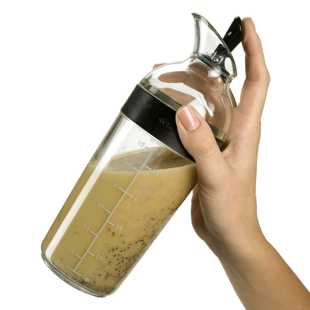 Shaker pentru dressing salata, 355 ml, tritan, "Good Grips" - OXO - view 2