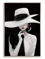 Tablou decorativ Marty -H, Mauro Ferretti, 62x92 cm, lemn de pin/canvas pictat si lacuit, multicolor