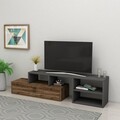 Comoda TV, Arnetti, Duru, PAL, Nuc deschis / Antracit
