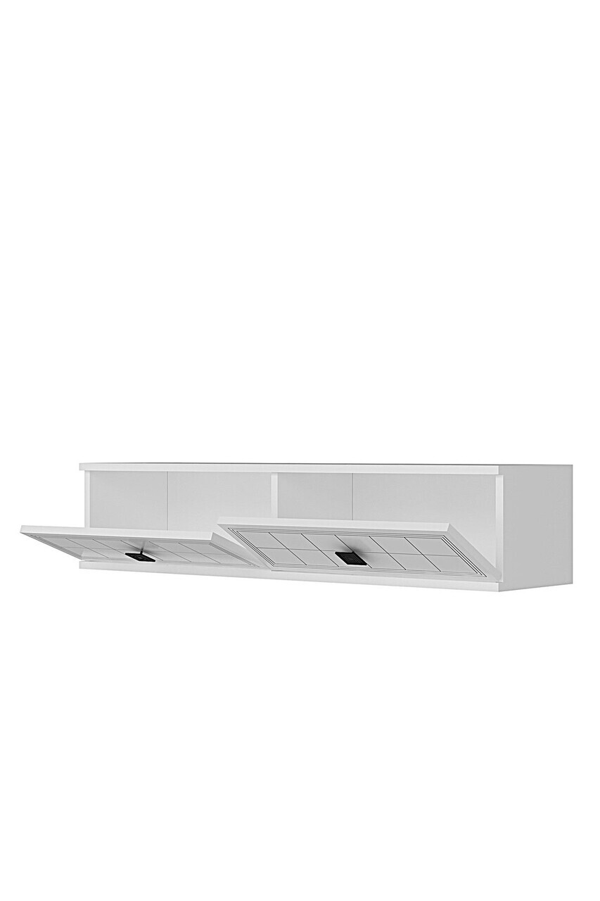 Dulap, Hanah Home, Yuka 120, 120x25.5x29.6 cm, Alb — imaginea 6