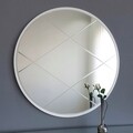 Oglinda decorativa A700, Neostill, 60 cm, argintiu