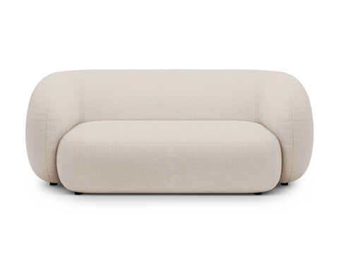 Canapea modulara 2 locuri, Kate, Micadoni, 183x99x76 cm, tesatura boucle, bej