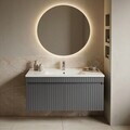 Dulap de baie cu chiuvetă, Hanah Home, Tivoli 100, Antracit mat