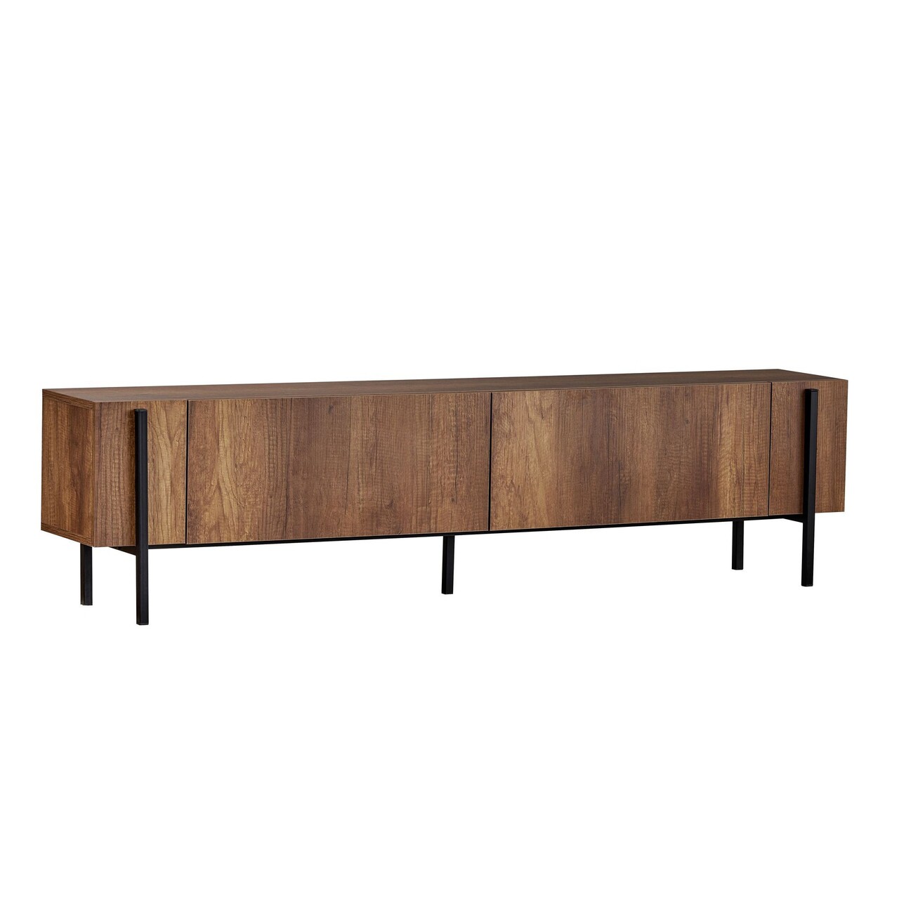Comoda TV, Hanah Home, Nexus, 180x30x45 cm, Nuc Barok / Negru - imagine 7