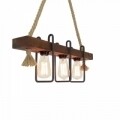 Candelabru All Design, handmade, 10x60x70 cm, Walnut