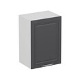 Dulap pentru bucatarie, Hanah Home, Minar, 50x72x37 cm, Alb / Antracit