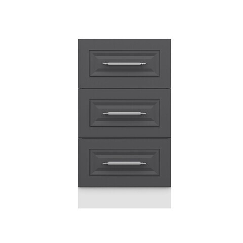 Dulap pentru bucatarie, Hanah Home, Minar, 45x87x58 cm, Alb / Antracit
