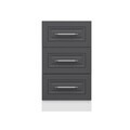 Dulap pentru bucatarie, Hanah Home, Minar, 45x87x58 cm, Alb / Antracit