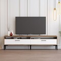 Comoda TV, Hommy Craft, Istanbul 2, 180x35x47 cm, PAL, Nuc/Alb