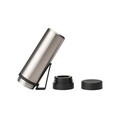 Sticla termos, Brabantia, Make&Take, 10x7.1x22.6 cm, 500ml, otel, gri inchis