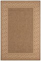 Covor Zara Border, Decorino, 120x170 cm, polipropilena, maro
