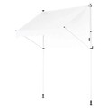 Marchiza pentru geam Window S, 200x120 cm, aluminiu/otel, alb