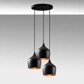 Lustra, Tatum, 584TTM1401, Metal, Negru