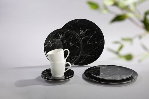 Set de masa 8 piese, like villeroy   boch, marmory, portelan premium