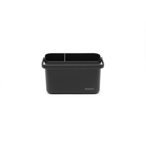 Organizator de chiuveta, Brabantia, SinkSide, 22x11x13.4 cm, plastic reciclat, gri inchis
