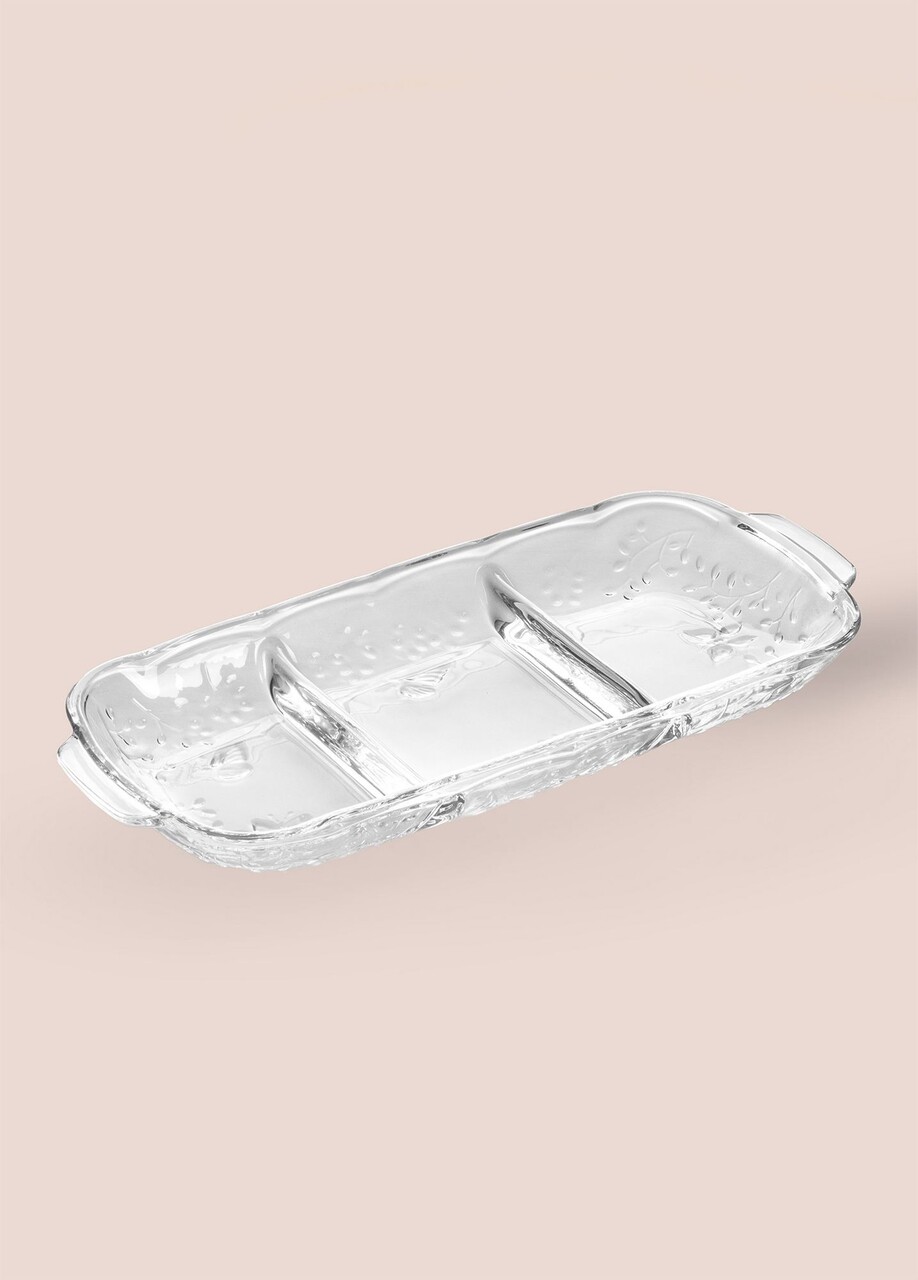 Platou servire desert, Hermia, 280TMA2245, Transparent - imagine 4