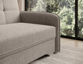 Canapea extensibila 1 loc, ELTAP, Laine, 102x109x84 cm, lemn/poliester, bej