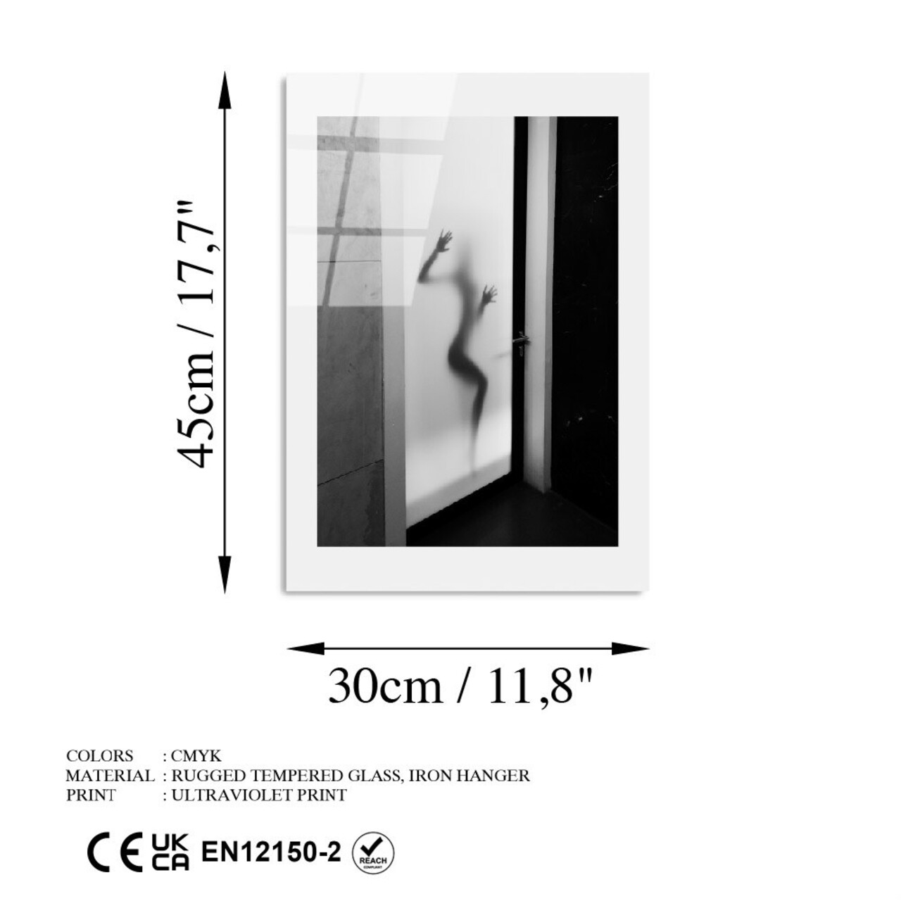 Tablou decorativ, UV-982, 30 x 45 cm, Multicolor - view 7