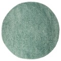 Covor Shaggy Boega, Decorino, 160x160 cm, polipropilena, turcoaz