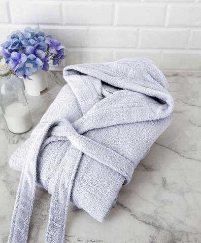 Halat de baie pentru copii, DC Home, Teenage, Bumbac, Gri deschis DC Home