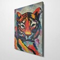 Tablou decorativ, OP2133002875, Canvas, Cadru: 100% LEMN (grosime: 3 cm), Multicolor