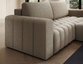 Coltar extensibil dreapta 4 locuri ELTAP, Bon-228, Bonett, 250x175x92 cm, lemn/poliester, bej inchis