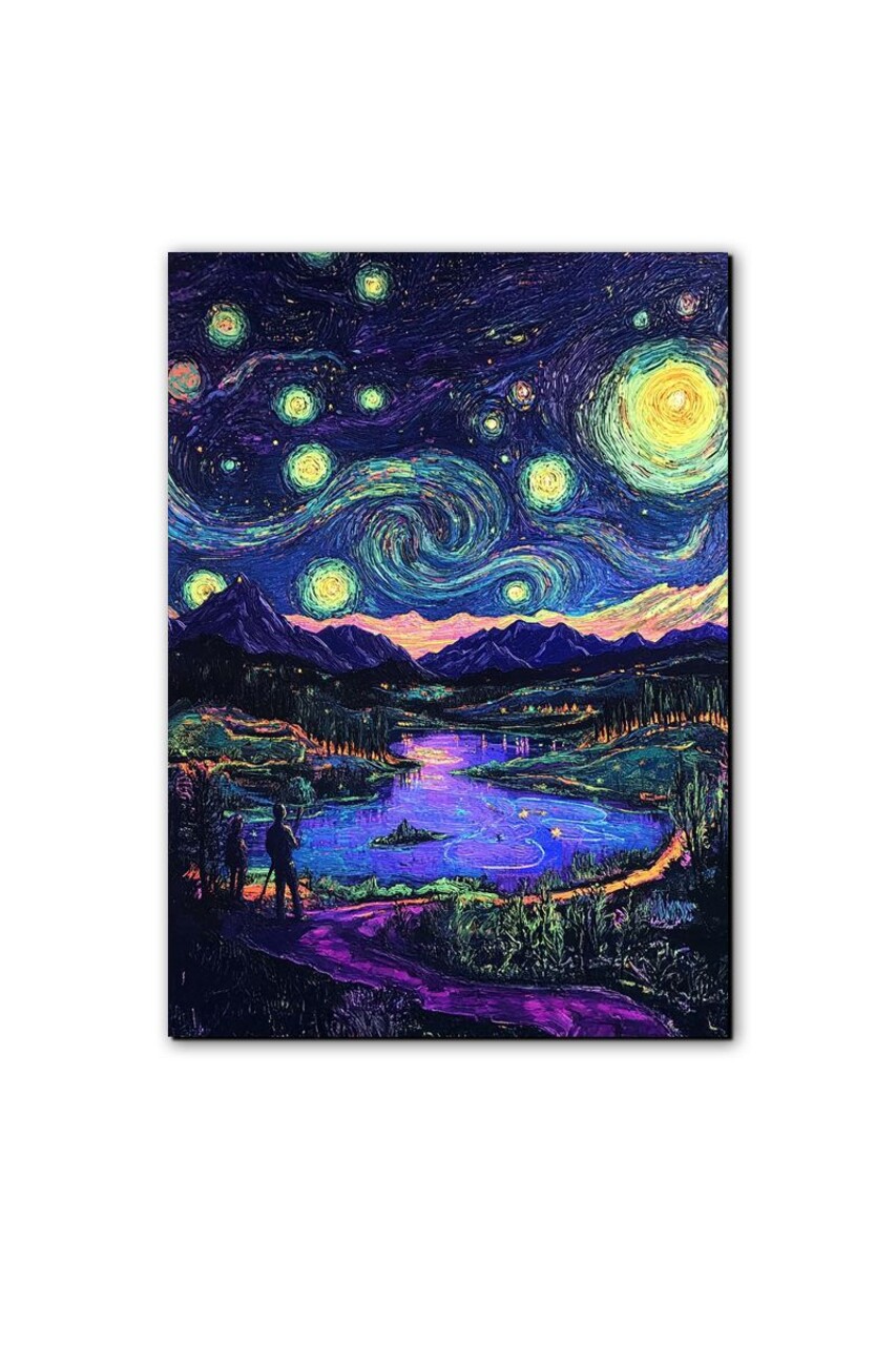 Tablou decorativ, Canvasneon2, Lemn, Multicolor - view 3