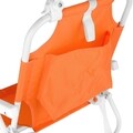 Set scaun cu parasolar si geanta frigorifica pentru copii, Kids Beach,  L.37 l.28 H.45, portocaliu