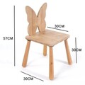 Scaun de masa pentru bebelusi, Rosewood, BLTYZ-AKTV044, 30x57x30 cm, Stejar