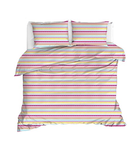 Lenjerie de pat dubla 3 piese, İva, enlora home, bumbac ranforce