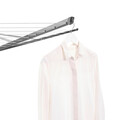 Uscator de rufe rotativ cu 4 brate + cu suport fixare pamant, Brabantia, Lift-O-Matic, 50 m capacitate de uscare, otel, antracit