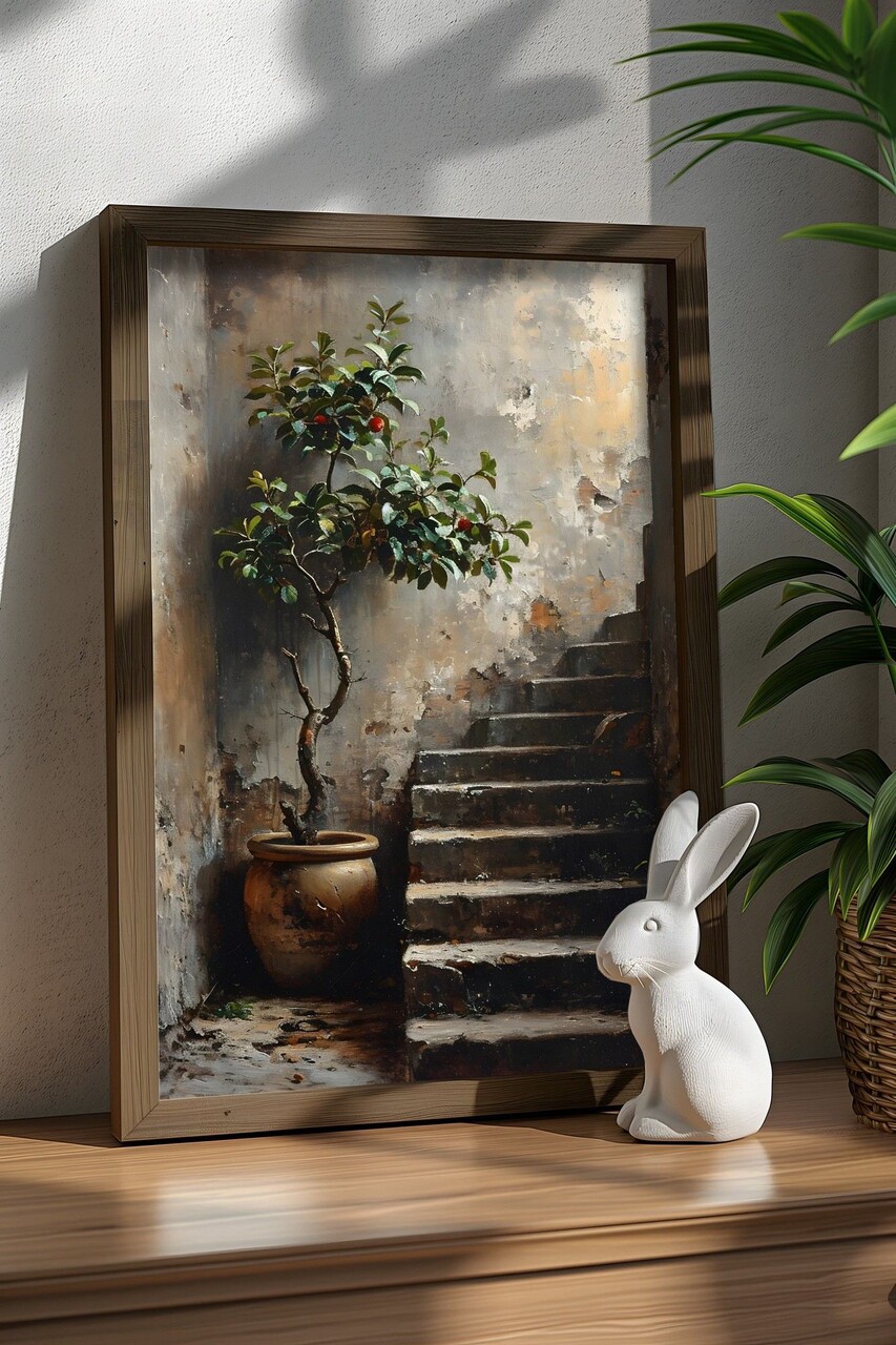 Tablou decorativ AI141 Cadru: 100% MOLID Multicolor