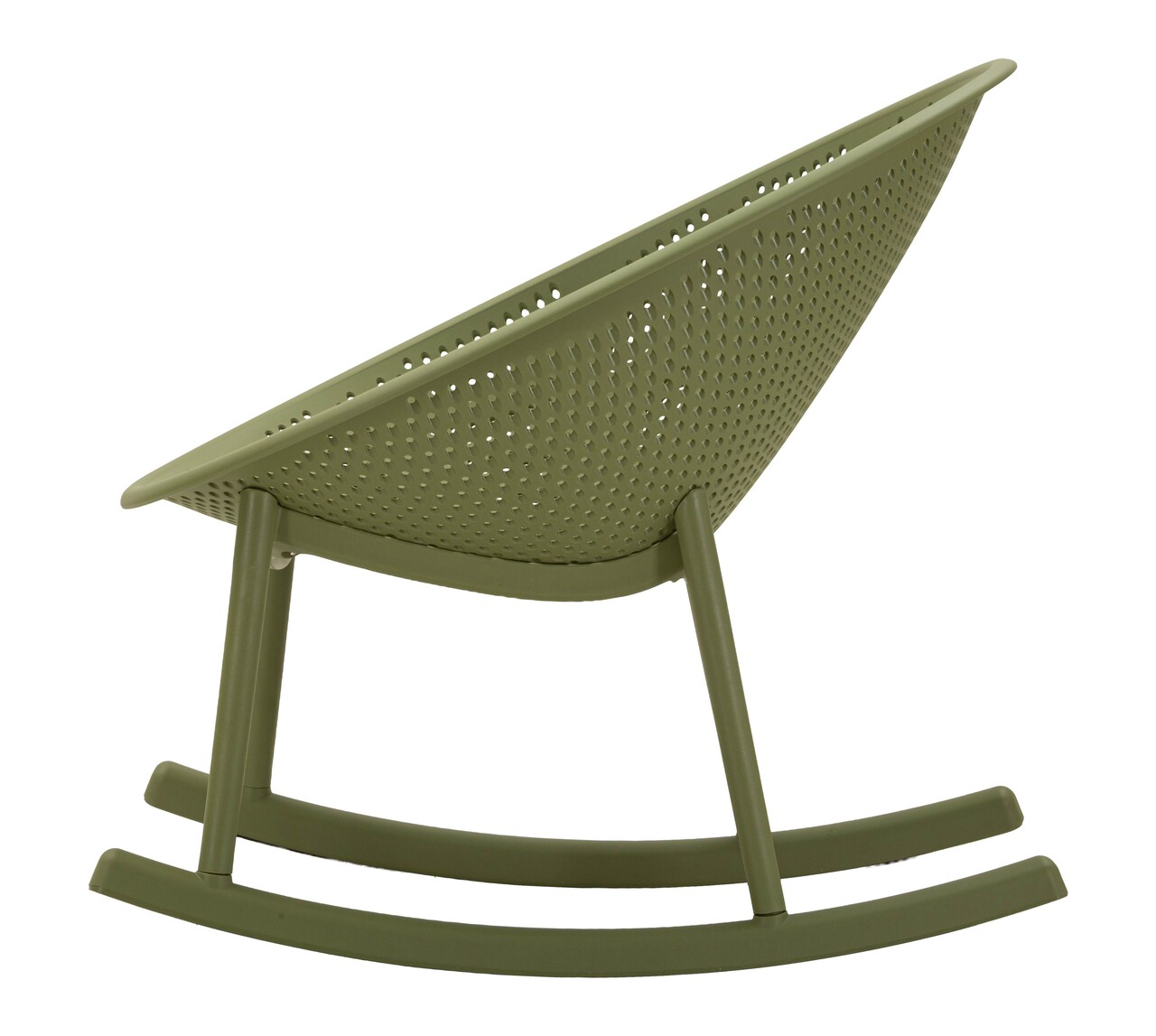 Set 2 scaune balansoar, Mauro Ferretti, Ibiza, 66x88x80 cm, utilizare interior / exterior,  plastic, verde - view 8