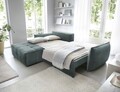 Coltar extensibil stanga 4 locuri ELTAP, LT-38MAN, Campo, 265x196x88 cm, lemn/poliester, verde