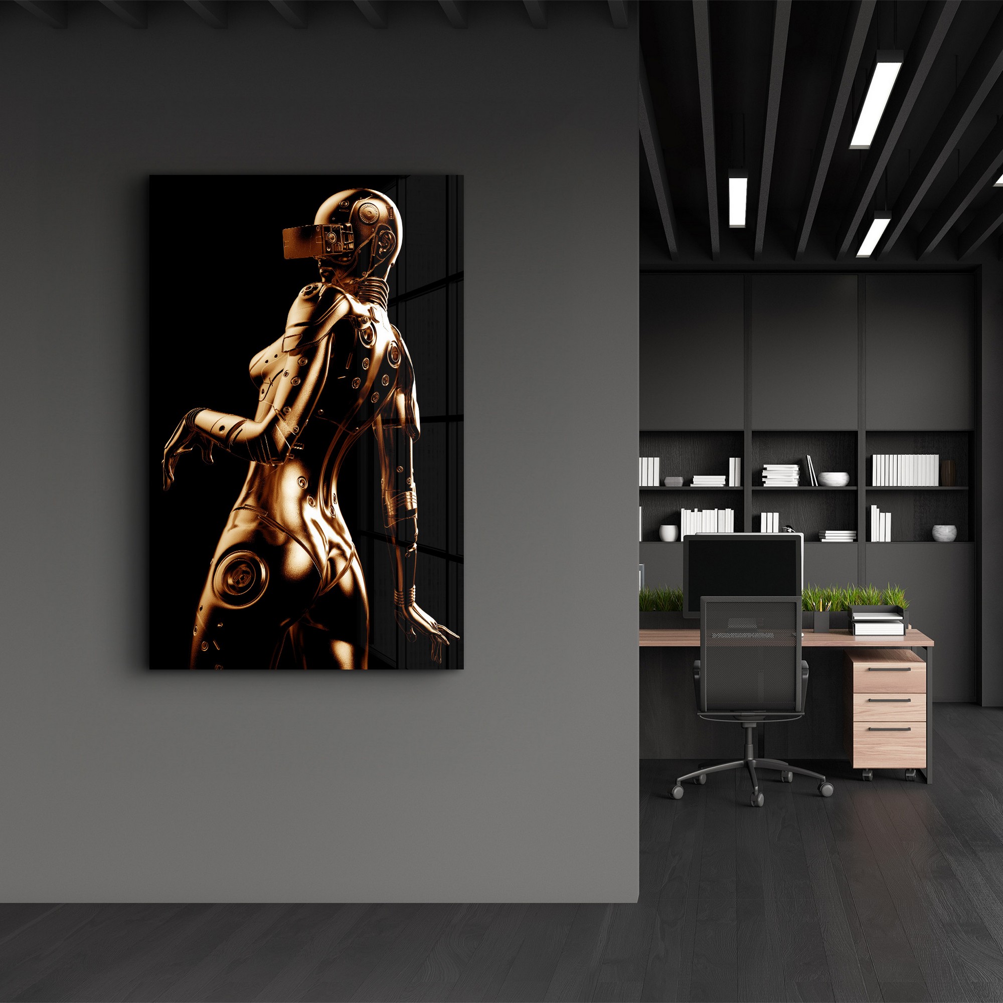 Tablou decorativ, SPR-1208, Dimensiuni: 46 x 72 cm, Multicolor