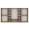 Dulap pentru haine, Hanah Home, Nisa, 360x210x52 cm, Dore