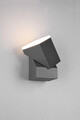 Aplica de perete pentru exterior Avon, TRIO, 9x10.5x16 cm, 7W, 1x SMD, aluminiu turnat/plastic, antracit