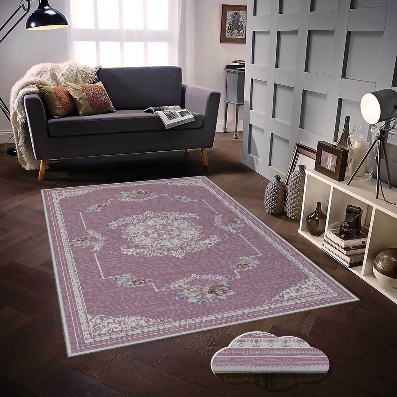 Covor Eexfab498 160x230 cm Poliester Multicolor