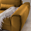 Coltar extensibil stanga 4 locuri ELTAP, Foble, 267x196x100 cm, lemn/poliester, mustar