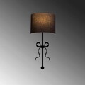 Aplica de perete, Opviq, 892OPV1329, Metal, Negru
