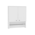 Dulap pentru baie Doga, Ametti, 60 x 16.8 x 72 cm, alb