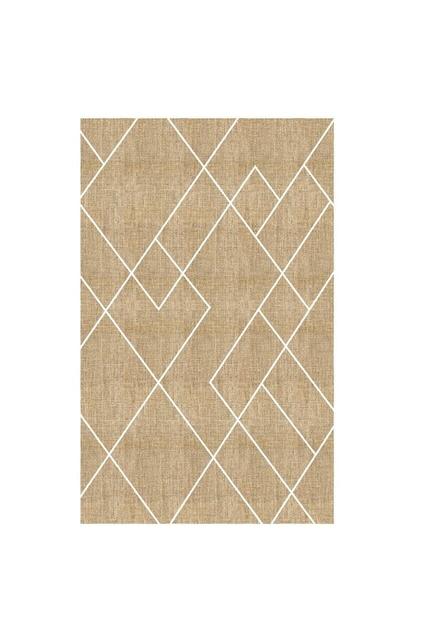 Covor, DC-0001161-01552, 80x300 cm, Poliester, Alb — imaginea 2