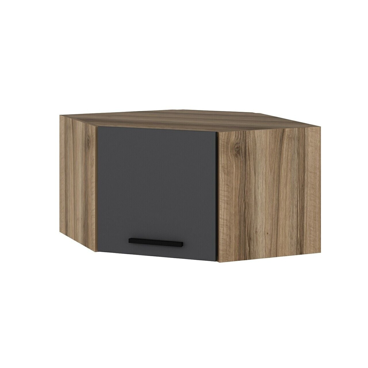 Dulap multifunctional, Hanah Home, Köşe, 74x45x44 cm, Antracit — imaginea 3