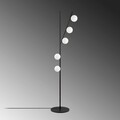 Lampadar, Domino - 11041, Fulgor, 31 x 52 x 167 cm, 5 x G9, 10W, negru