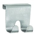Cuier pentru usa Forma, iDesign, 2 agatatori, 7x5.5x6.5 cm, inox