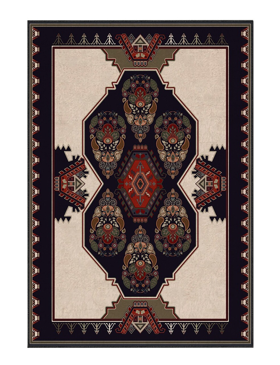Covor (180 x 280), HM-CRP25-43, 180x280 cm, Multicolor - view 4