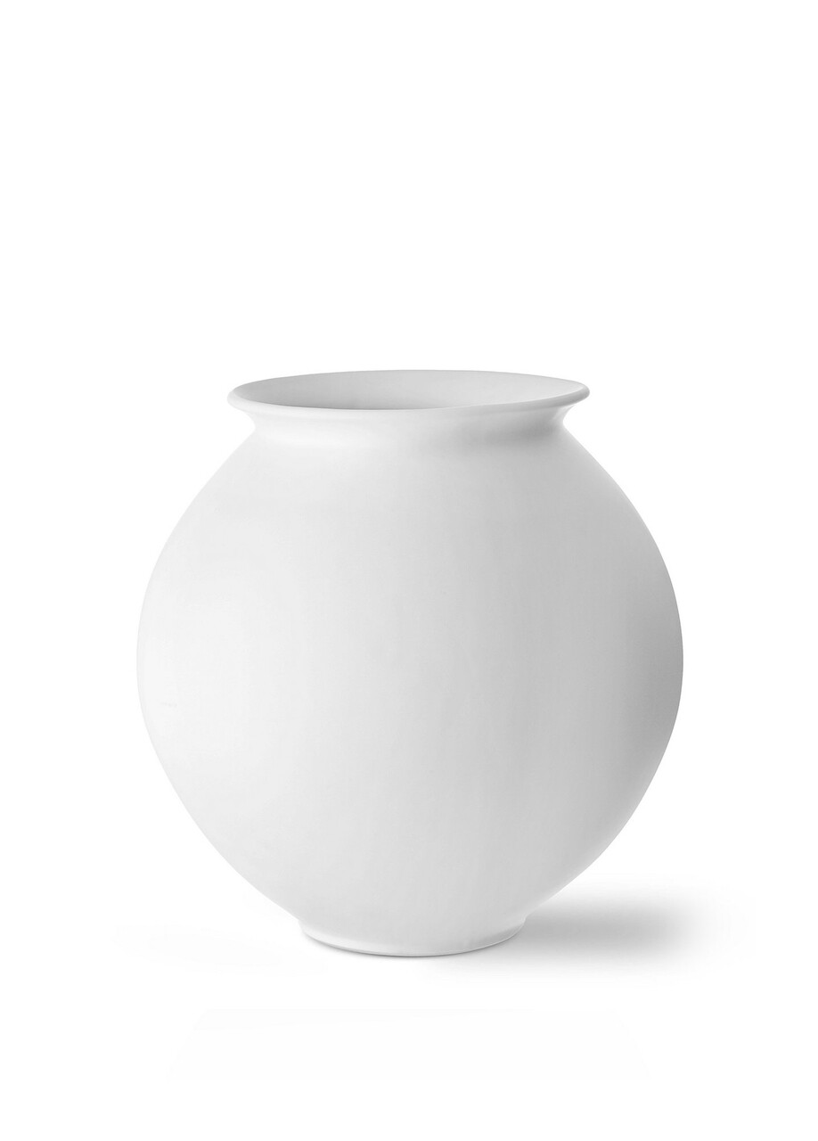 Vaza, DKR0480, 33x33x33 cm, Ceramica, Alb